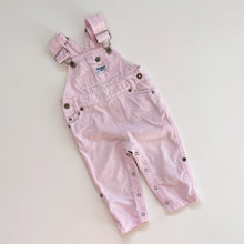 Load image into Gallery viewer, OshKosh Overalls Pink Stripes (6-12m)
