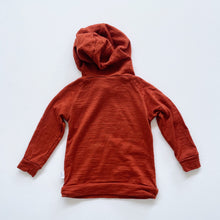 Load image into Gallery viewer, BABU Merino Wool Hooded Top Rust (12-18m)
