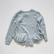 Load image into Gallery viewer, North South Merino Jumper Frills/ Light Blue (3-4y)
