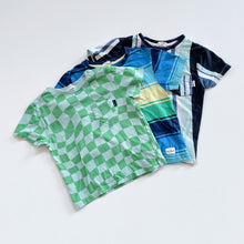 Load image into Gallery viewer, Mac &amp; Ellie Kindy T-Shirt Bundle 3x "green check" (4y)
