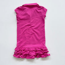 Load image into Gallery viewer, Ralph Lauren Classic Polo Dress with Ruffles Pink (5y)
