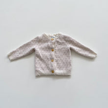 Load image into Gallery viewer, Milly &amp; Milo Wool Cardigan Pink Dots (0-3m)
