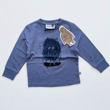 Load image into Gallery viewer, Minti Messy Skater L/S Tee Midnight NEW (2y)
