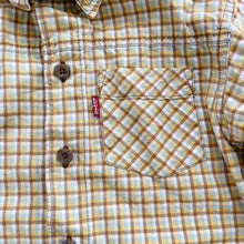 Load image into Gallery viewer, Vintage Levi&#39;s Red Tab Shirt Yellow/Blue/Brown Check (3y)
