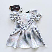 Load image into Gallery viewer, Rock Your Baby Organic Cotton Dress Blue Hearts NEW (12-18m)
