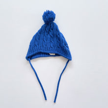 Load image into Gallery viewer, Nature Baby Organic Knit Hat Royal Blue (0-6m/S)
