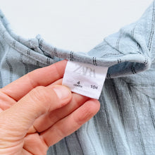 Load image into Gallery viewer, Zara L/S Dress Blue Stripe (4y)
