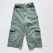 Load image into Gallery viewer, Switch Girls 100% Cotton Cargo Flares Green (6y)
