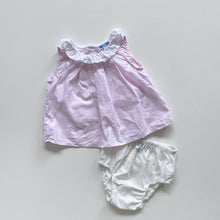Load image into Gallery viewer, Jacadi Blouse + Baby Gap Bloomers Bundle 2x (18-24m)
