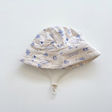 Load image into Gallery viewer, Nature Baby Bucket Sunhat White Sea Themed (L/2-4y)
