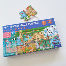 Load image into Gallery viewer, mierEdu My Finger Maze Puzzle - At The Zoo
