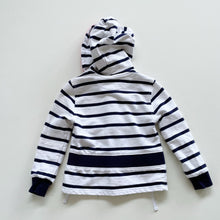 Load image into Gallery viewer, Nautica Zip Hoodie Navy Stripes Pink Logo (3y)
