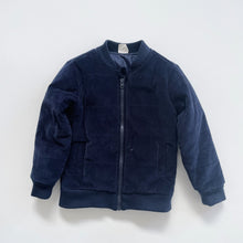 Load image into Gallery viewer, Milky Cord Bomber Jacket Navy (6y)
