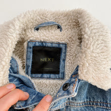 Load image into Gallery viewer, Next Sherpa Jacket Blue Denim (1y)
