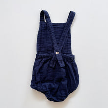 Load image into Gallery viewer, Jamie Kay Organic Muslin Romper Navy (1y)
