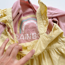 Load image into Gallery viewer, Pink Top + Yellow Dress Bundle 2x (6-7y)
