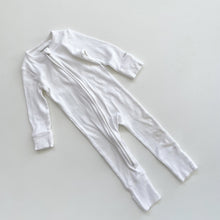 Load image into Gallery viewer, Country Road Organic All-In-One White Rib *small mark (6-12m)
