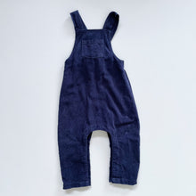 Load image into Gallery viewer, Nature Baby Organic Overalls Navy Cord (2y)
