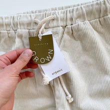 Load image into Gallery viewer, Grown Organic Cord Pants Pebble NEW (5y)
