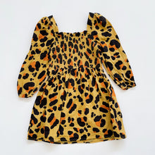 Load image into Gallery viewer, Kip&amp;Co x Cotton On Yellow Leopard Dress L/S (8y)

