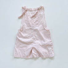 Load image into Gallery viewer, Linen Blend Shortalls Pale Pink (4y)
