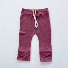 Load image into Gallery viewer, Baby Baby Merino Pants Dark Purple NWOT (3-6m)
