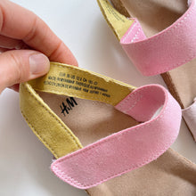 Load image into Gallery viewer, H&amp;M Pink/Yellow/White Velcro Sandals (EU30/US12.5)
