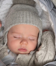 Load image into Gallery viewer, Livly Luxury Cashmere Beanie Grey (0-3m)
