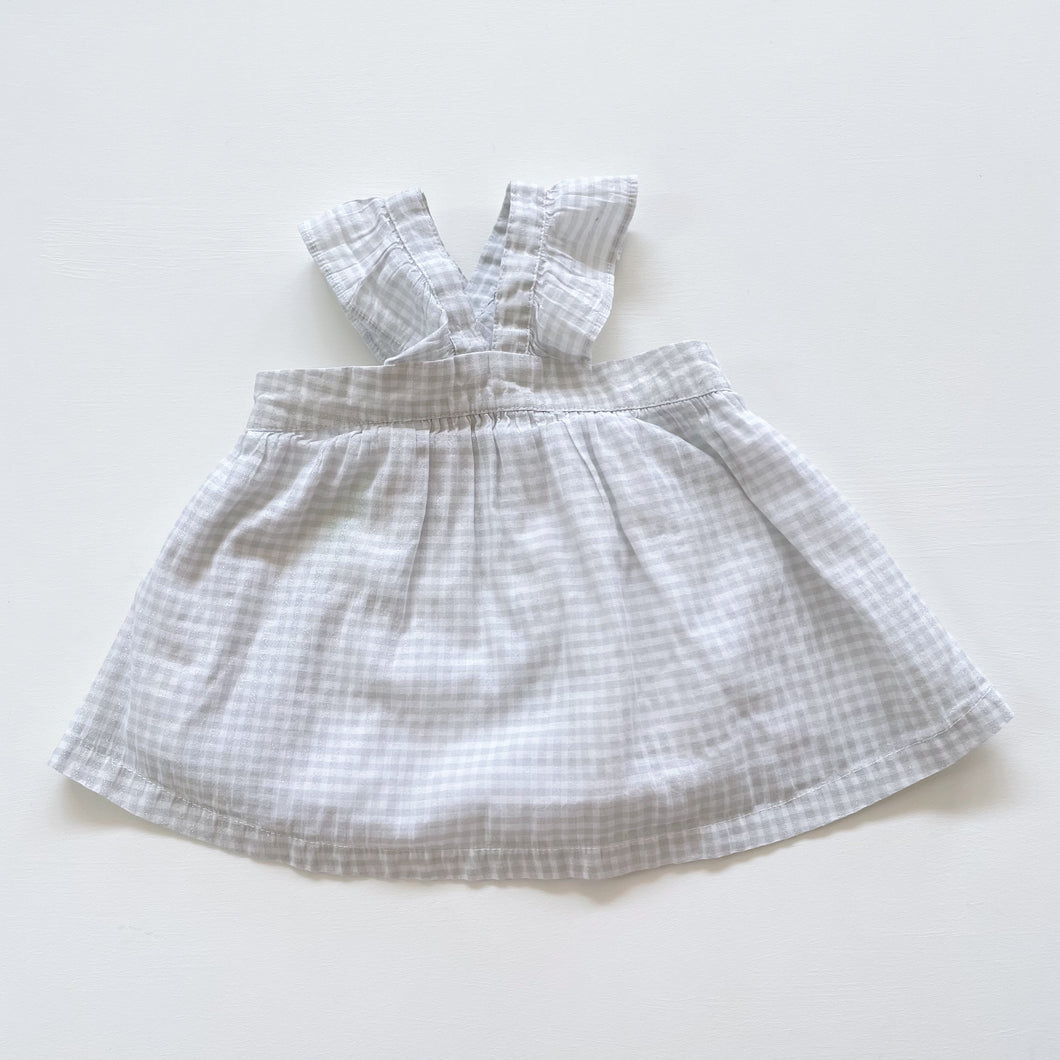 Country Road Silver Gingham Top (2y)