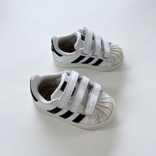 Load image into Gallery viewer, Adidas Superstar Ortholite Velcro White/Black (EU20/ US5k / UK4k)
