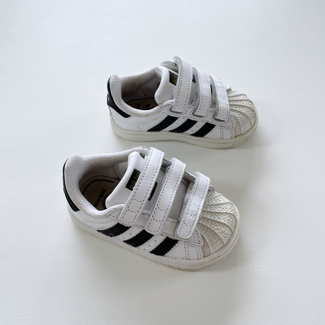Adidas Superstar Ortholite Velcro White/Black (EU20/ US5k / UK4k)