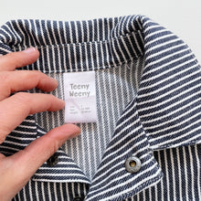Load image into Gallery viewer, Teeny Weeny Canvas Jacket Hickory Stripes (1y)
