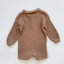 Load image into Gallery viewer, Illoura The Label Organic Cotton L/S Knit Romper Tan (3y)
