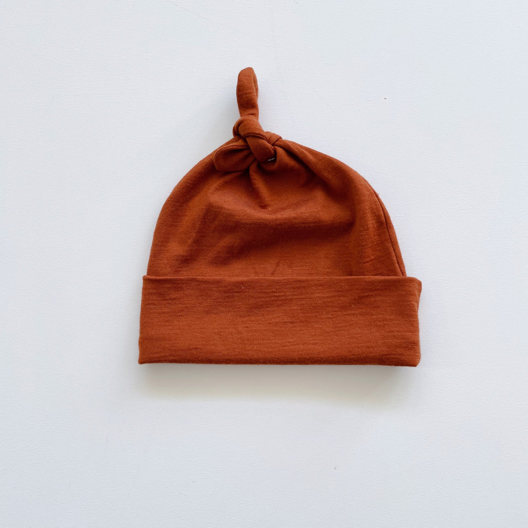 Merino Rust Beanie (6-12m)