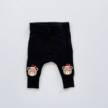 Load image into Gallery viewer, HUX Organic Santa Bear Drop Crotch Pants (0-3m)
