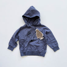 Load image into Gallery viewer, Minti Sneaky Wolf Pocket Hood Midnight Marle NEW (2y)
