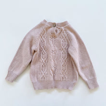 Load image into Gallery viewer, Jamie Kay Sophia Knitted Jumper Almond Marle (6-12m)
