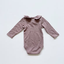 Load image into Gallery viewer, Jamie Kay Pima Cotton Frill Bodysuit Mushroom Marle (1y)
