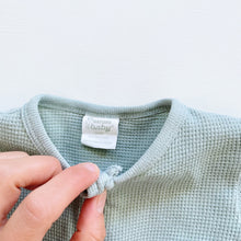 Load image into Gallery viewer, Nature Baby Organic Waffle Onesie Mint (0-3m)
