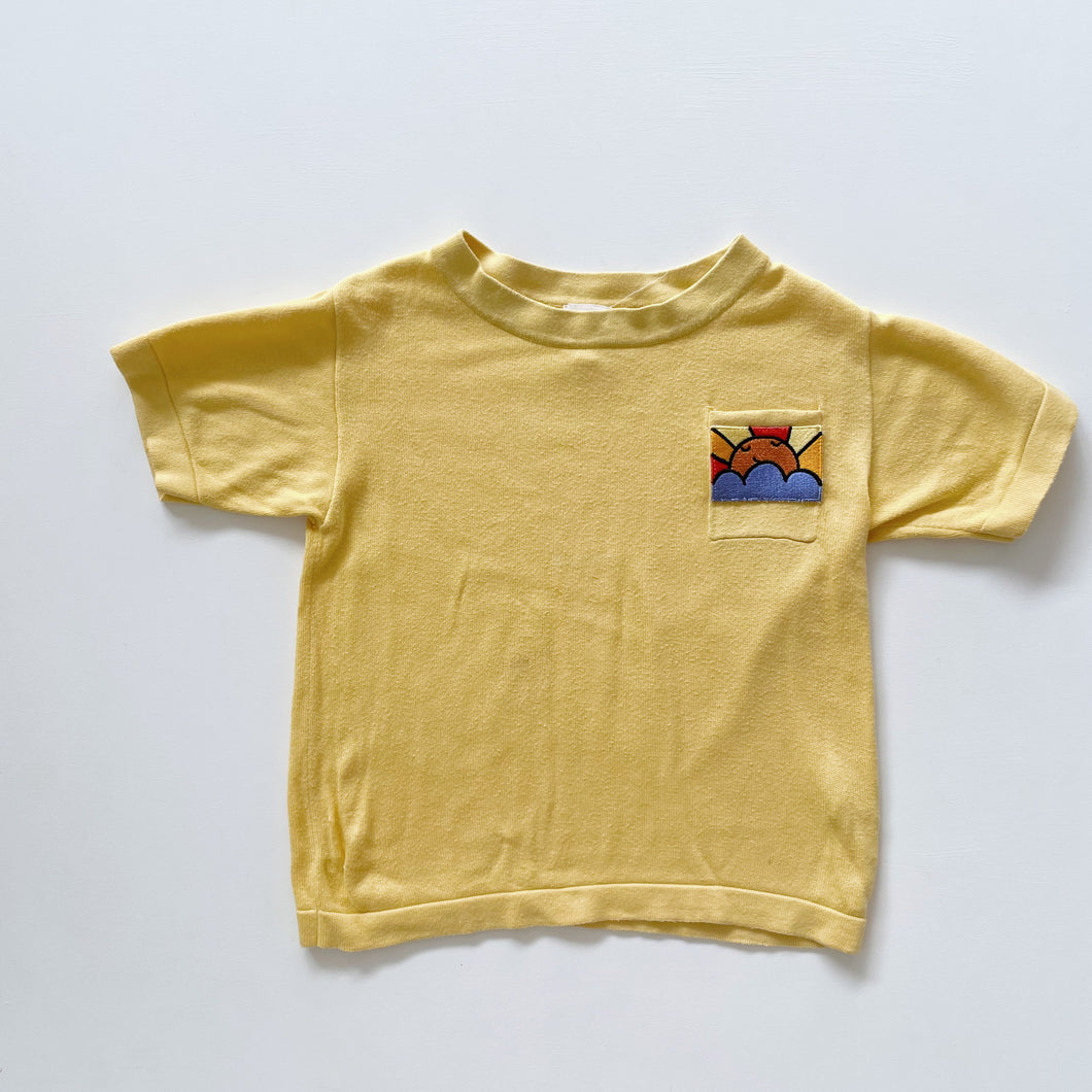 Knit Planet Joyful Top Sun Yellow *play condition (6-8y)
