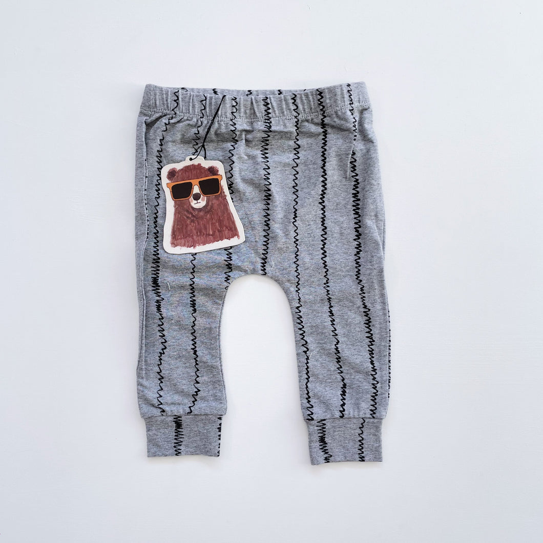 Minti Pants Grey Motley NEW (6-12m)