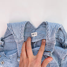 Load image into Gallery viewer, F&amp;F Shortalls Denim Pinstripes (3-4y)
