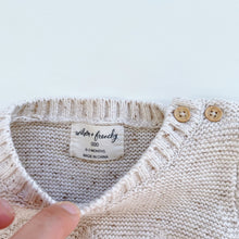 Load image into Gallery viewer, Wilson + Frenchy Cotton/Bamboo/Wool Jumper Oatmeal (0-3m)
