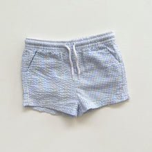 Load image into Gallery viewer, Cyrillus Blue Stripe Swim Shorts Cotton (3-6m)
