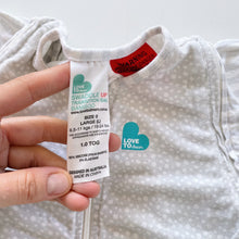 Load image into Gallery viewer, Love to Dream Swaddle Up™ Bamboo Transition Bag Grey Dots 1.0 TOG - Grey (6-12m /L)
