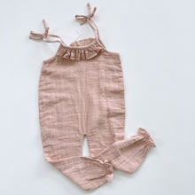 Load image into Gallery viewer, Jamie Kay Organic Muslin Phillipa Jumpsuit - Dusky Rose NEW (3y)
