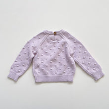 Load image into Gallery viewer, Jamie Kay Dotty Knit Pale Lilac Marle (3-6m)
