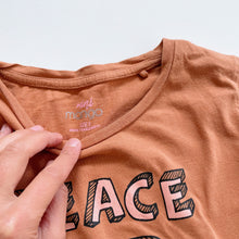 Load image into Gallery viewer, Leopard Print Skirt + Peace Tee Bundle 2x (5-6y)
