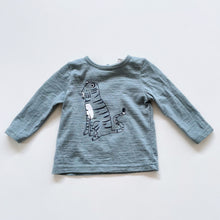 Load image into Gallery viewer, Teeny Weeny Merino L/S Top Pants Mint / Tiger (3-6m)
