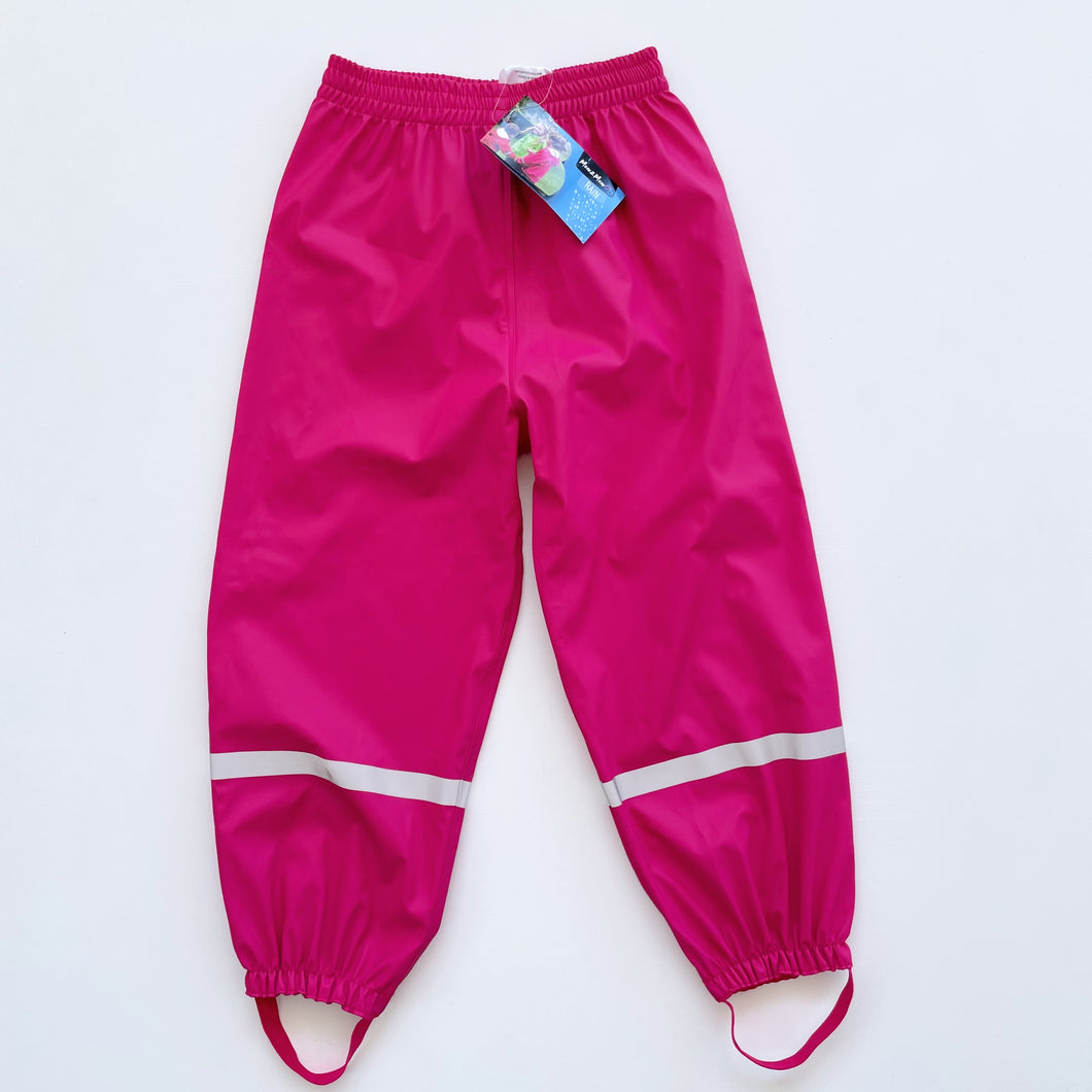 Mum 2 Mum Rainwear Pants Pink NEW (5y)